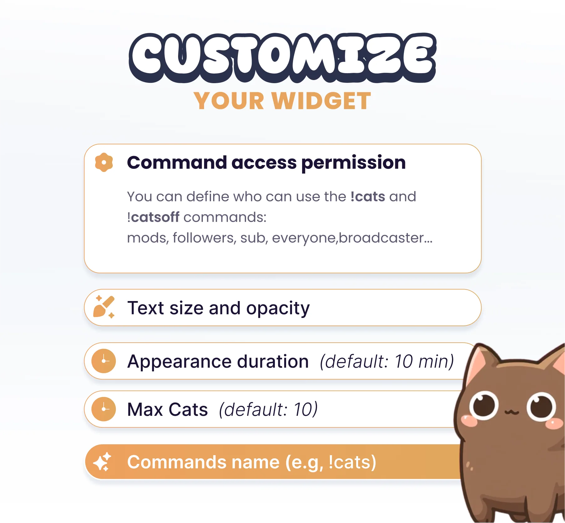Cats Community Widget