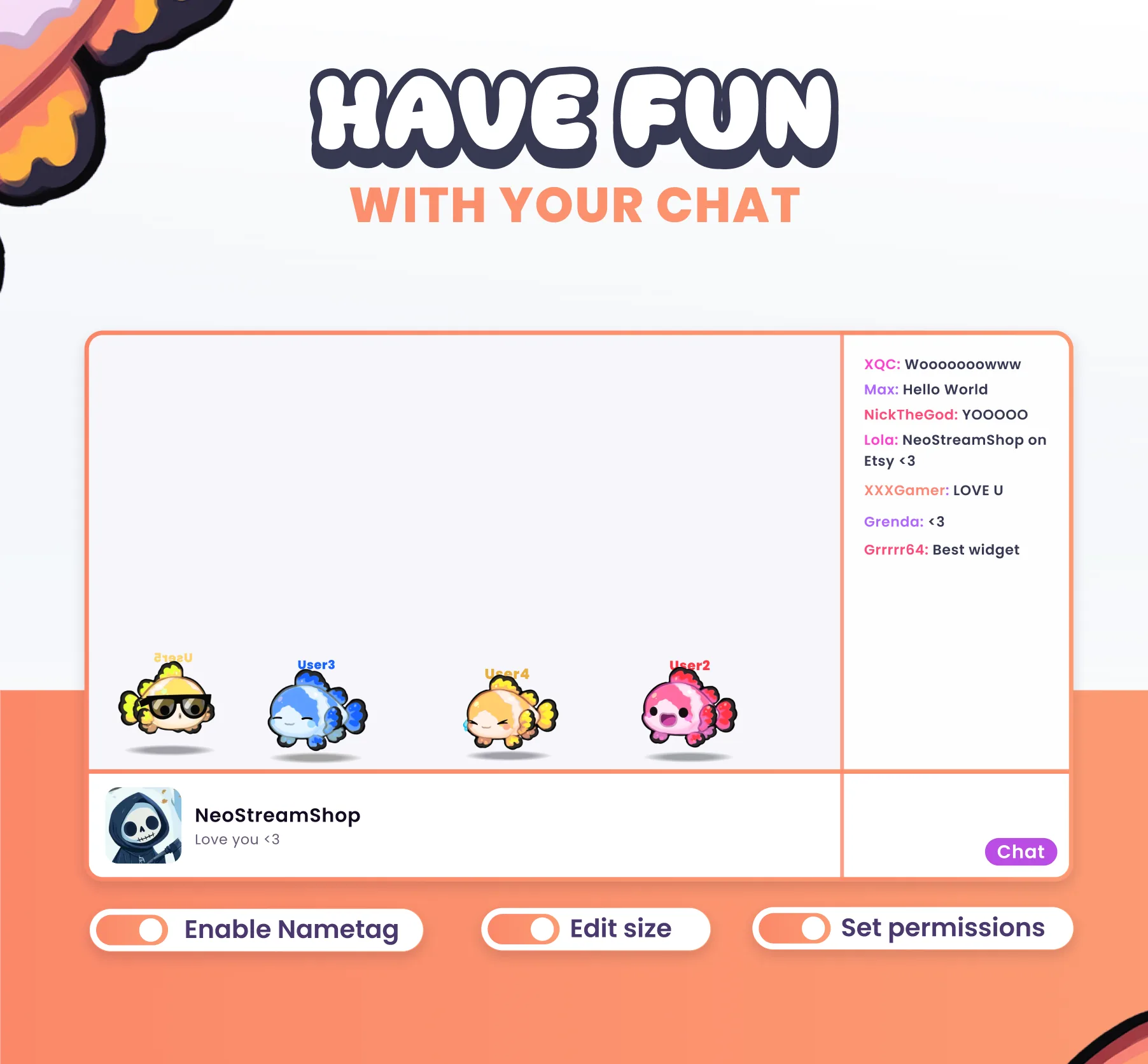Clownfish Community Widget