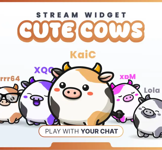 Cute Cows Community Widget