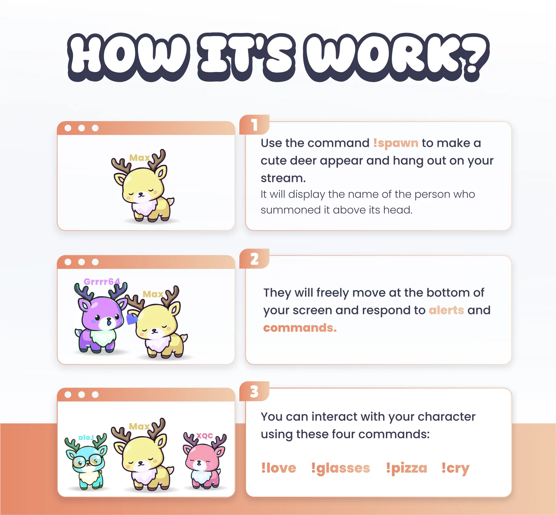 Deer Community Widget