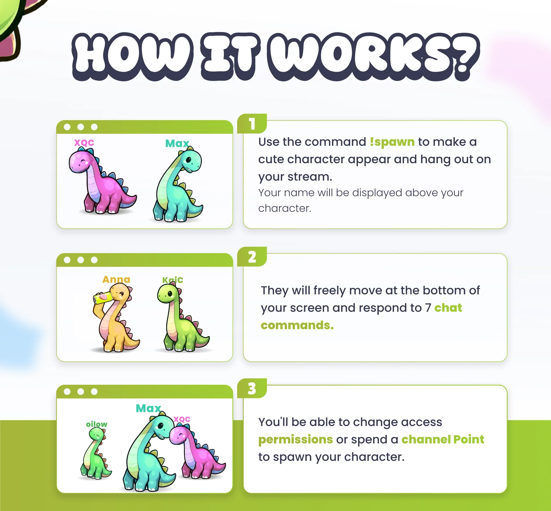Dinosaurs Community Widget