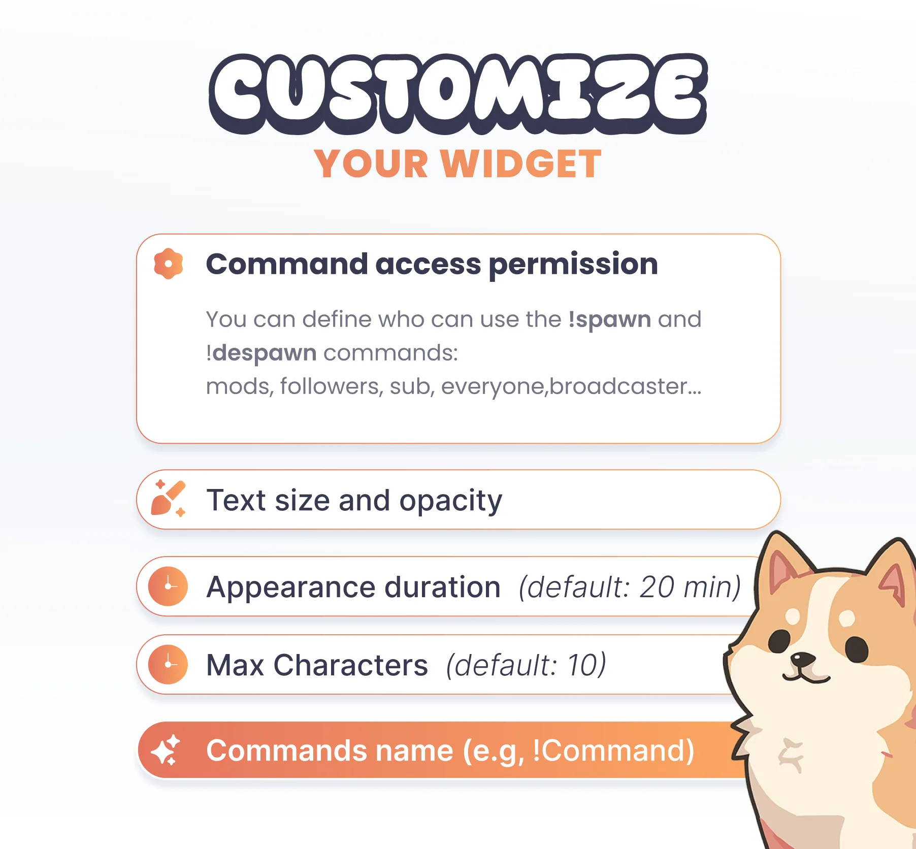 Dogs Community Widget