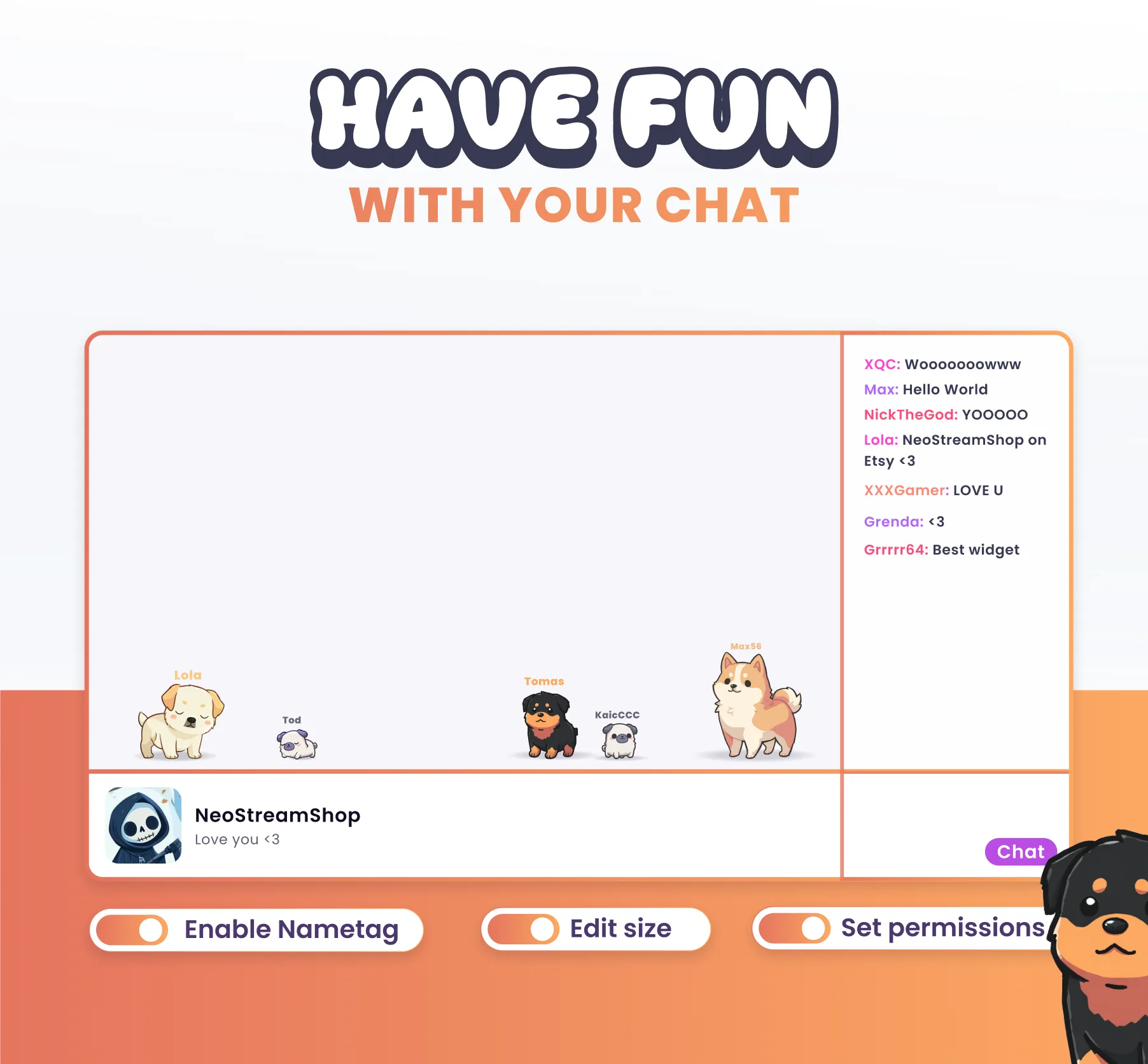 Dogs Community Widget