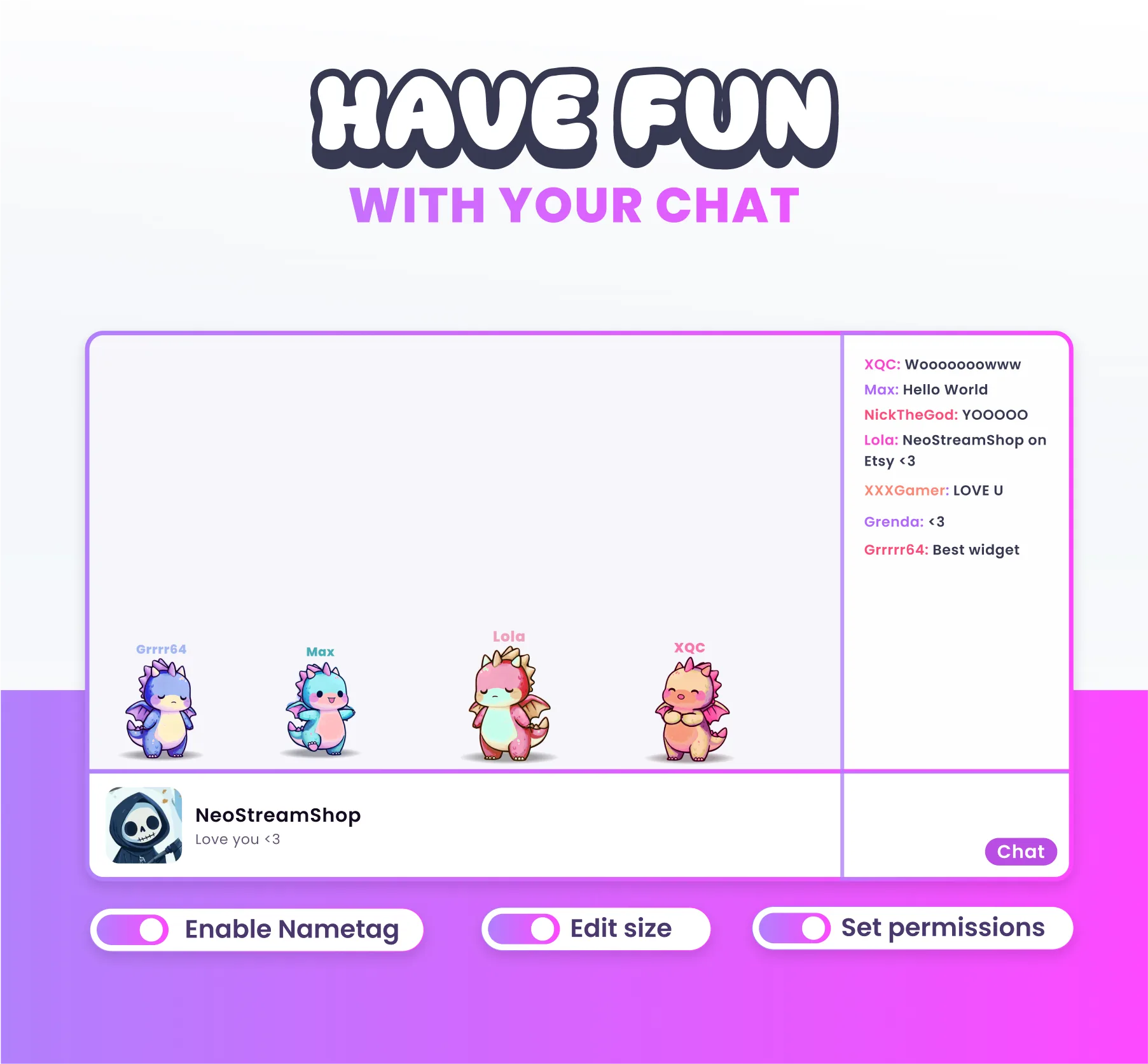 Dragons Community Widget