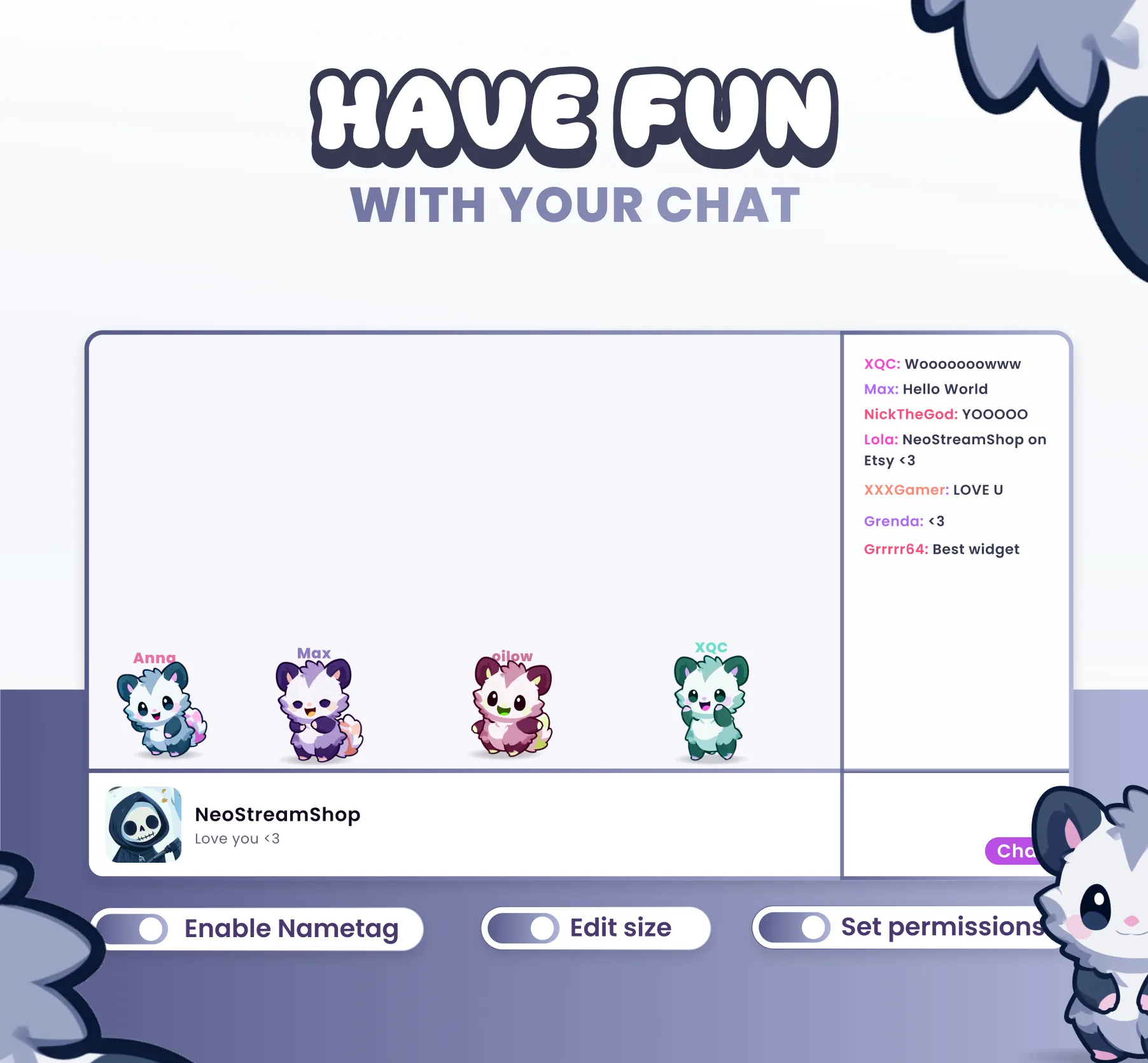 Fluffies Community Widget