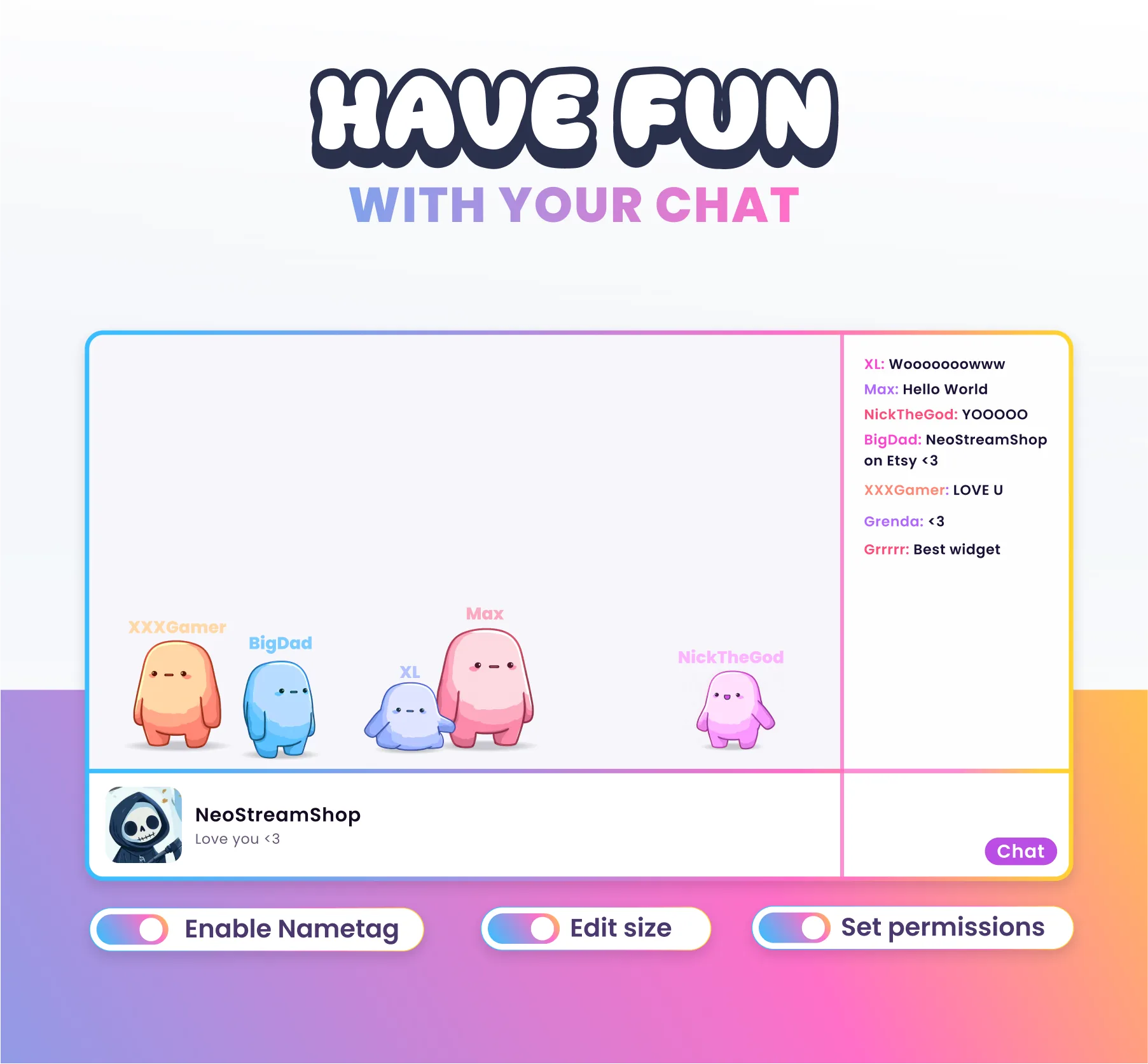 Friends Community Widget