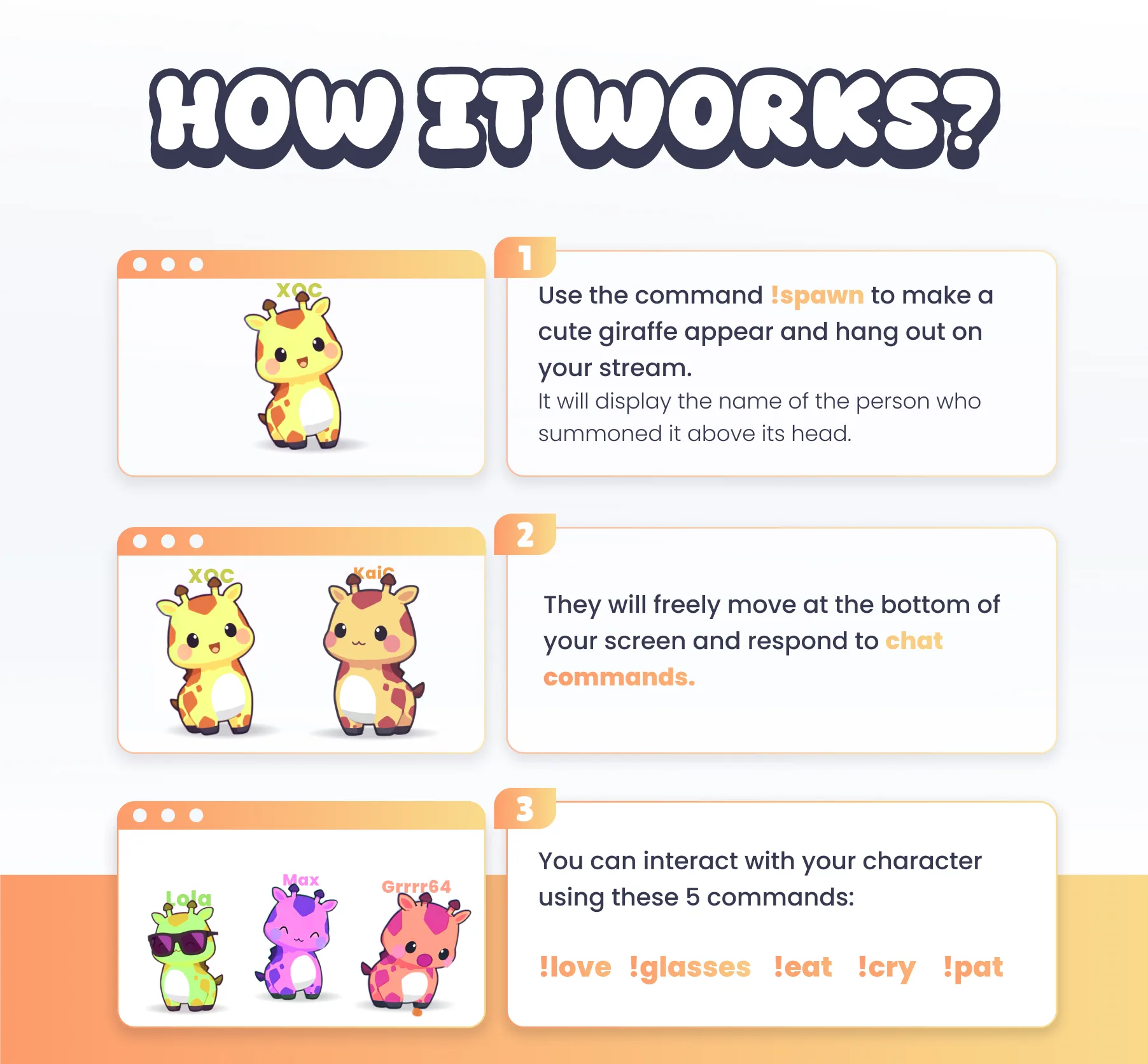 Giraffe Community Widget