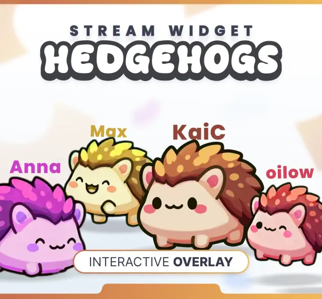Hedgehogs Community Widget