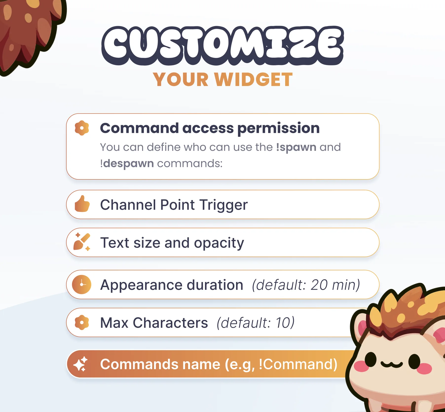 Hedgehogs Community Widget