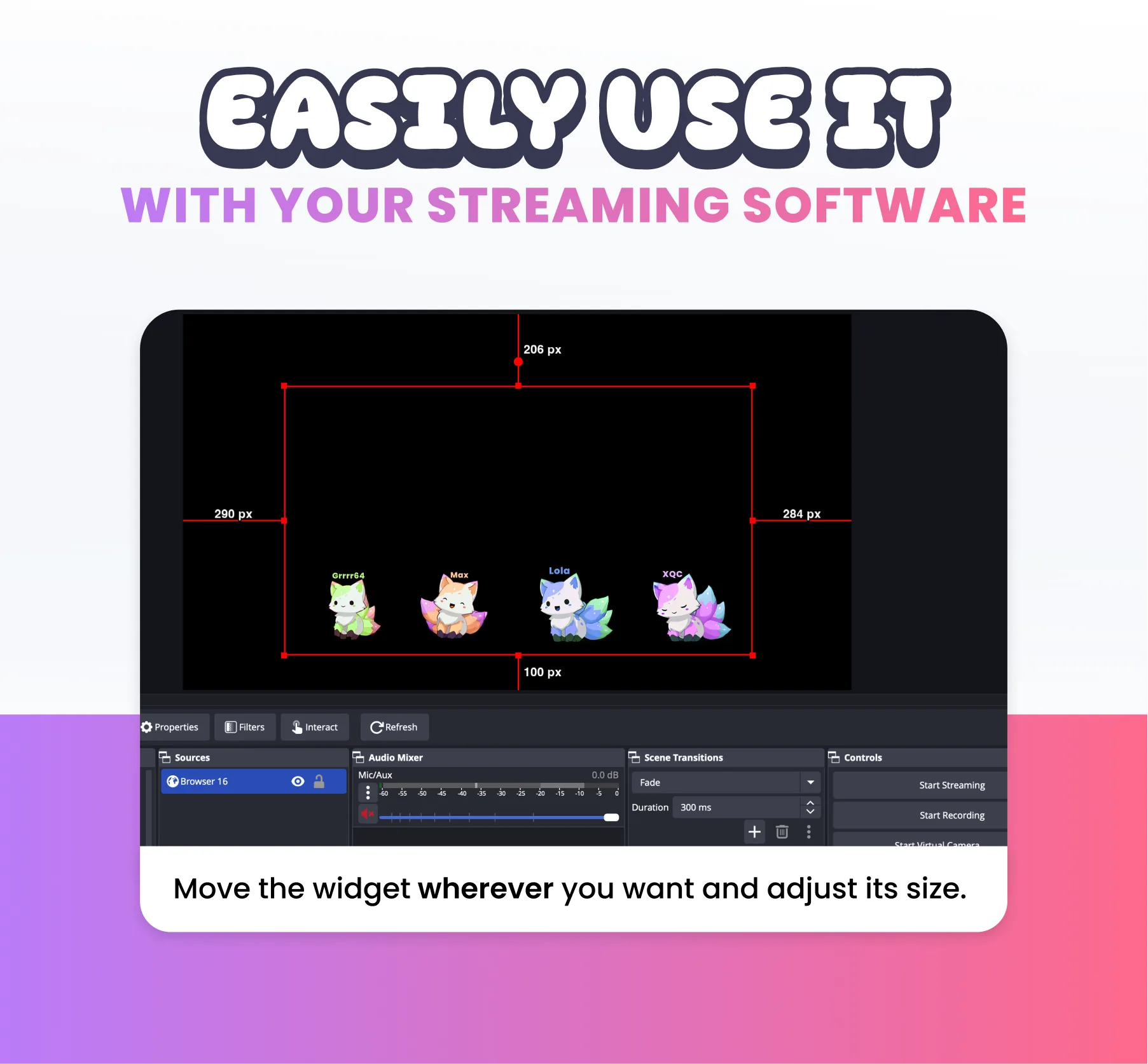 Kitsunes Community Widget