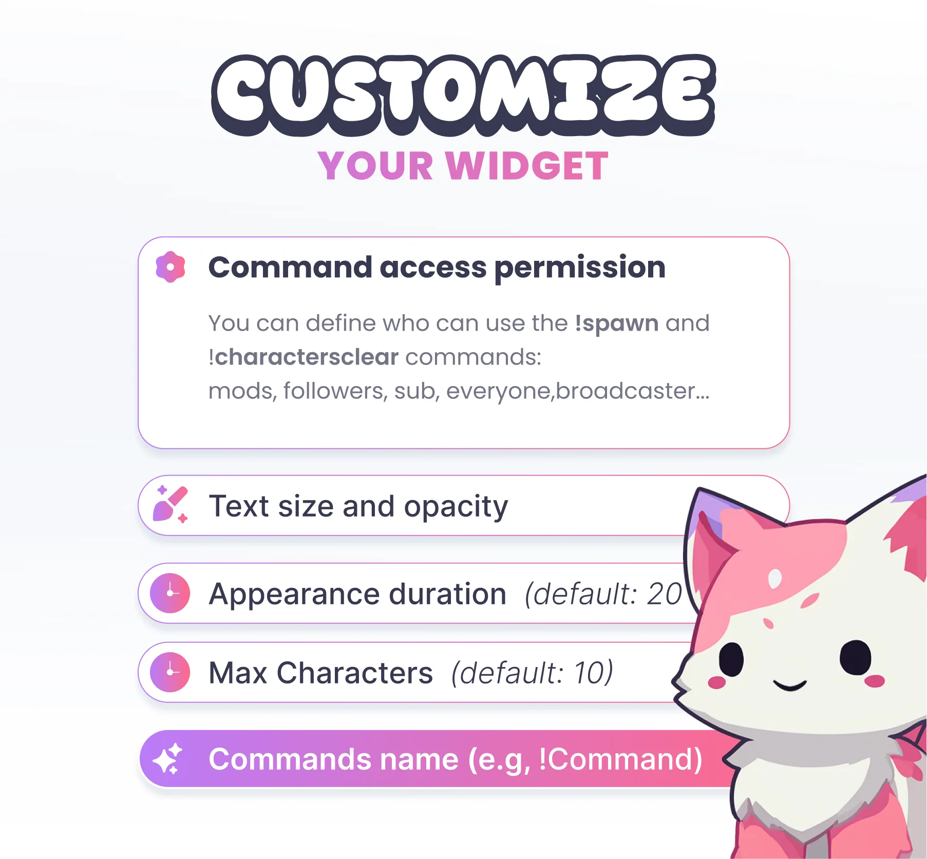 Kitsunes Community Widget