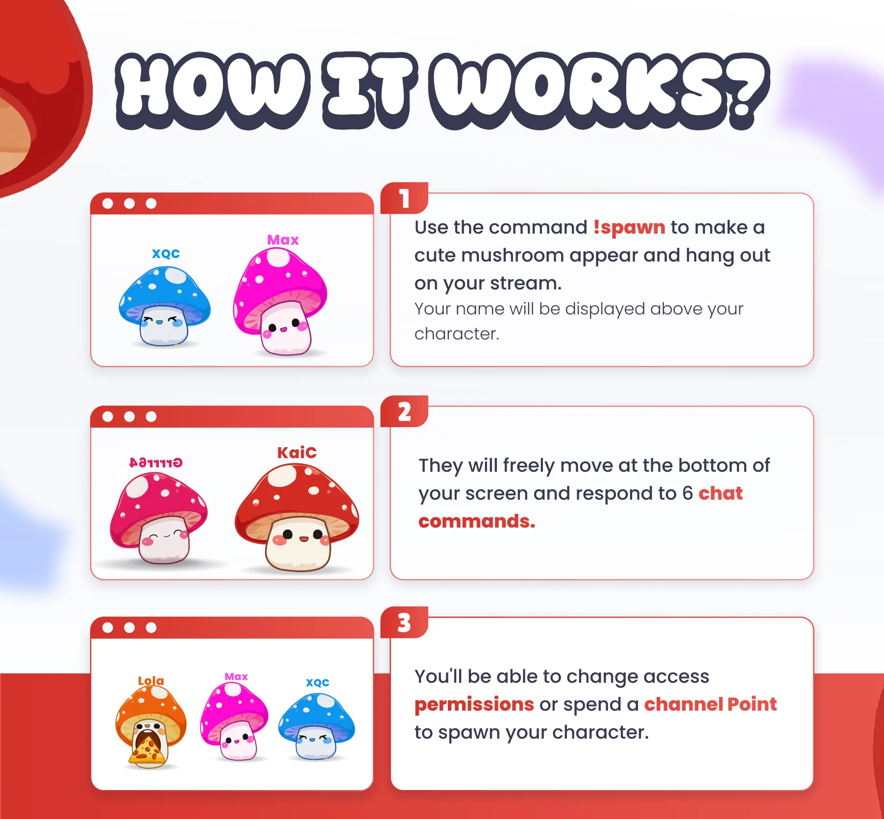 Mushrooms Community Widget