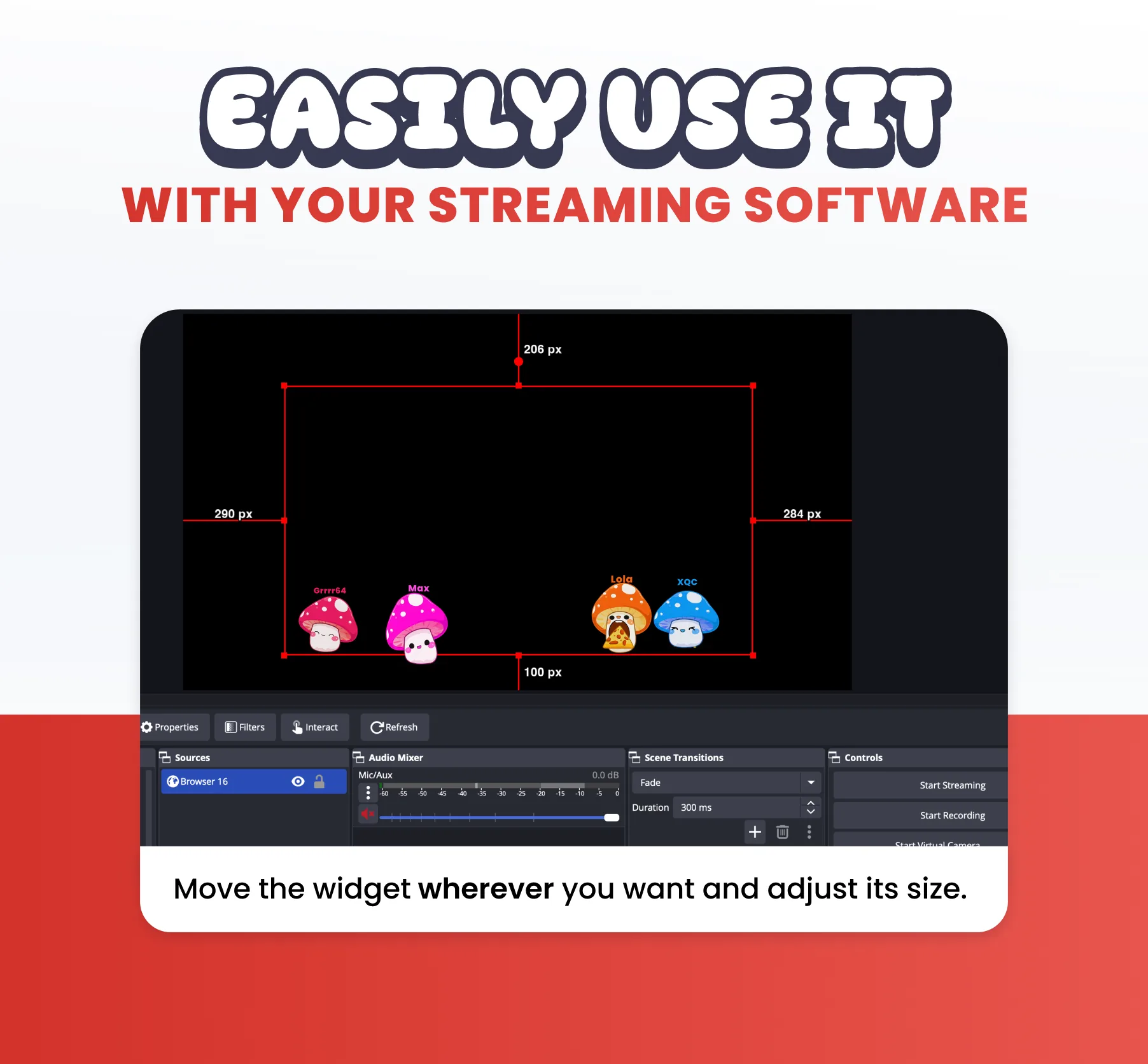 Mushrooms Community Widget