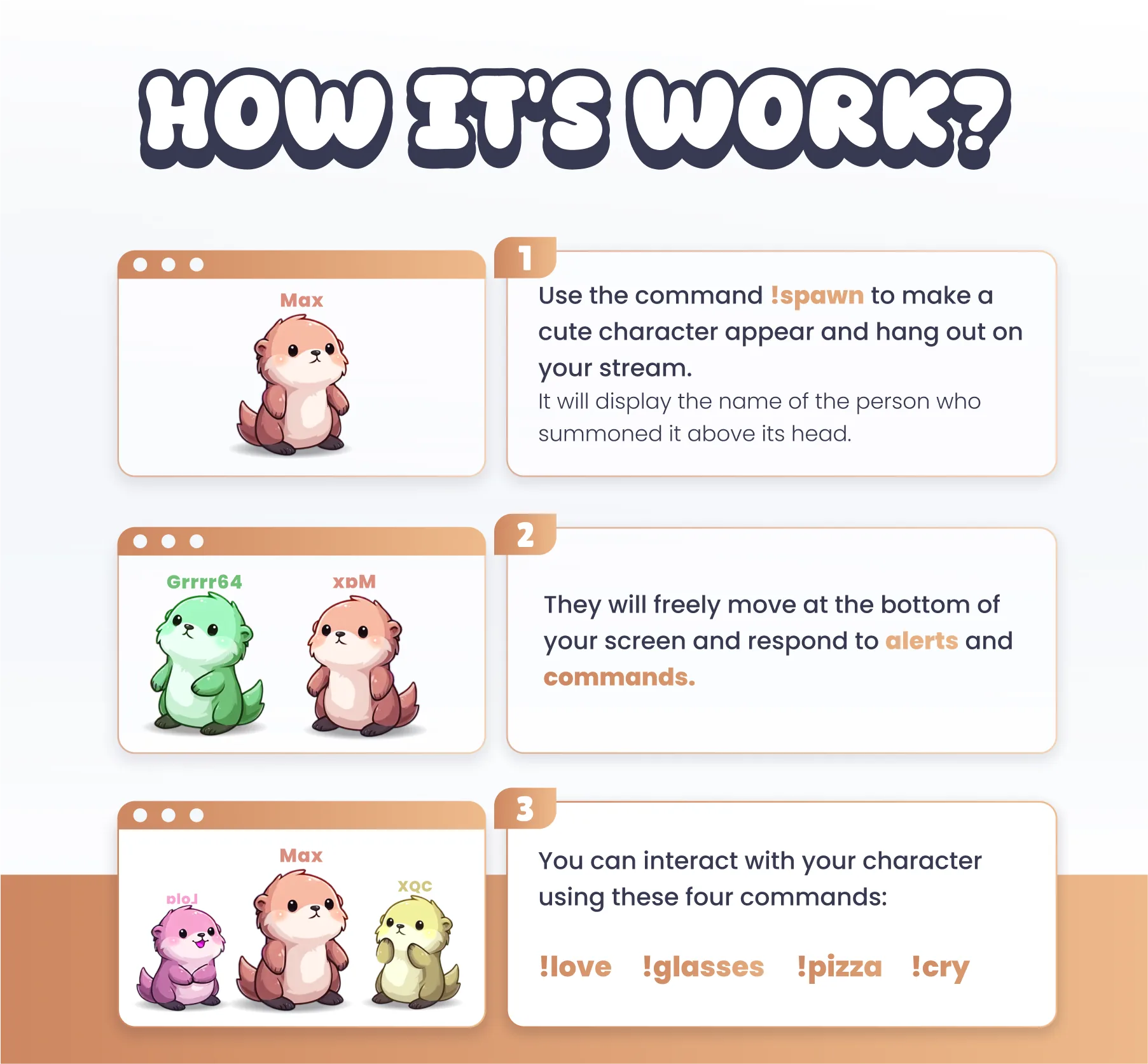 Otters Community Widget