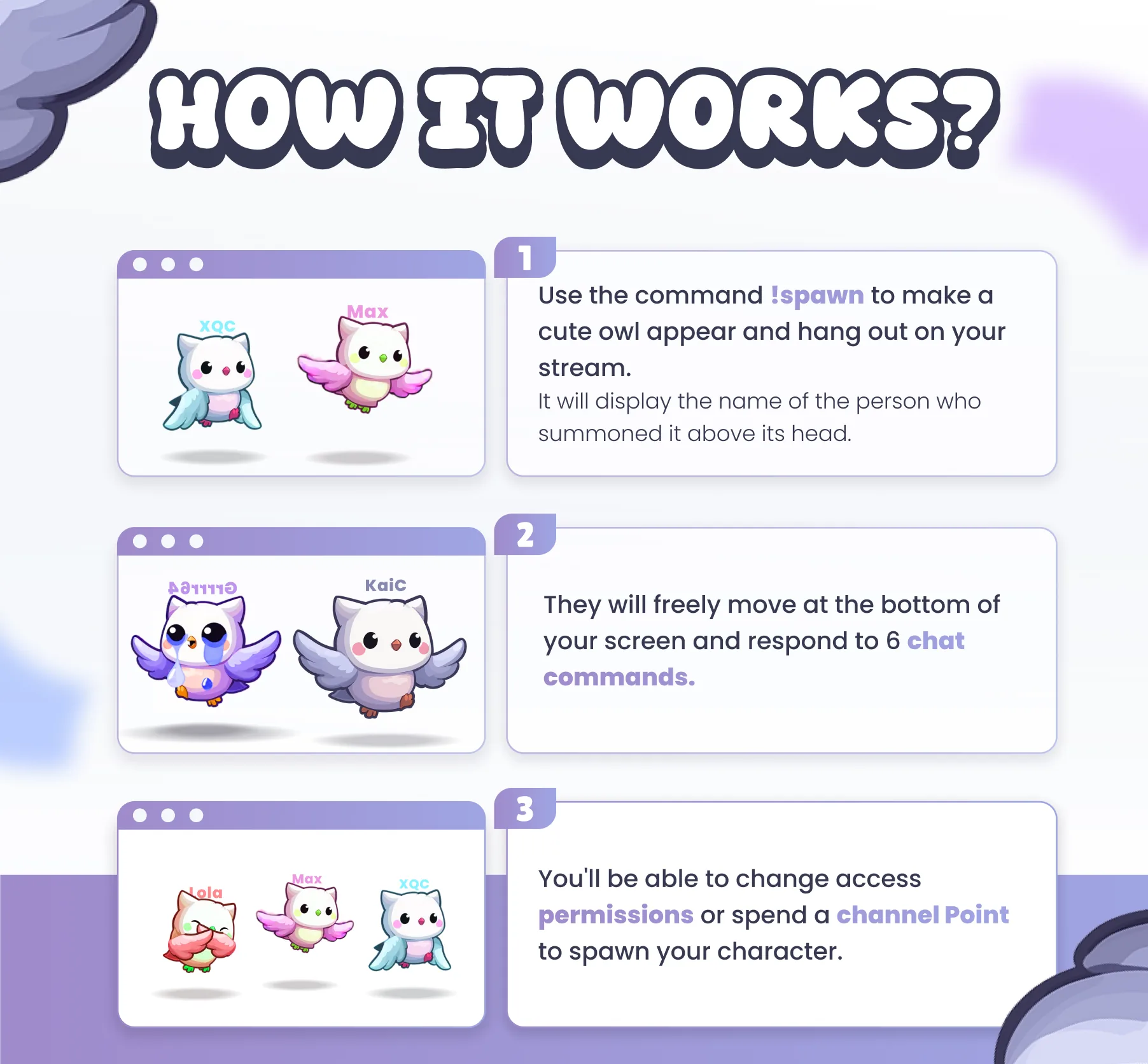 Owls Community Widget