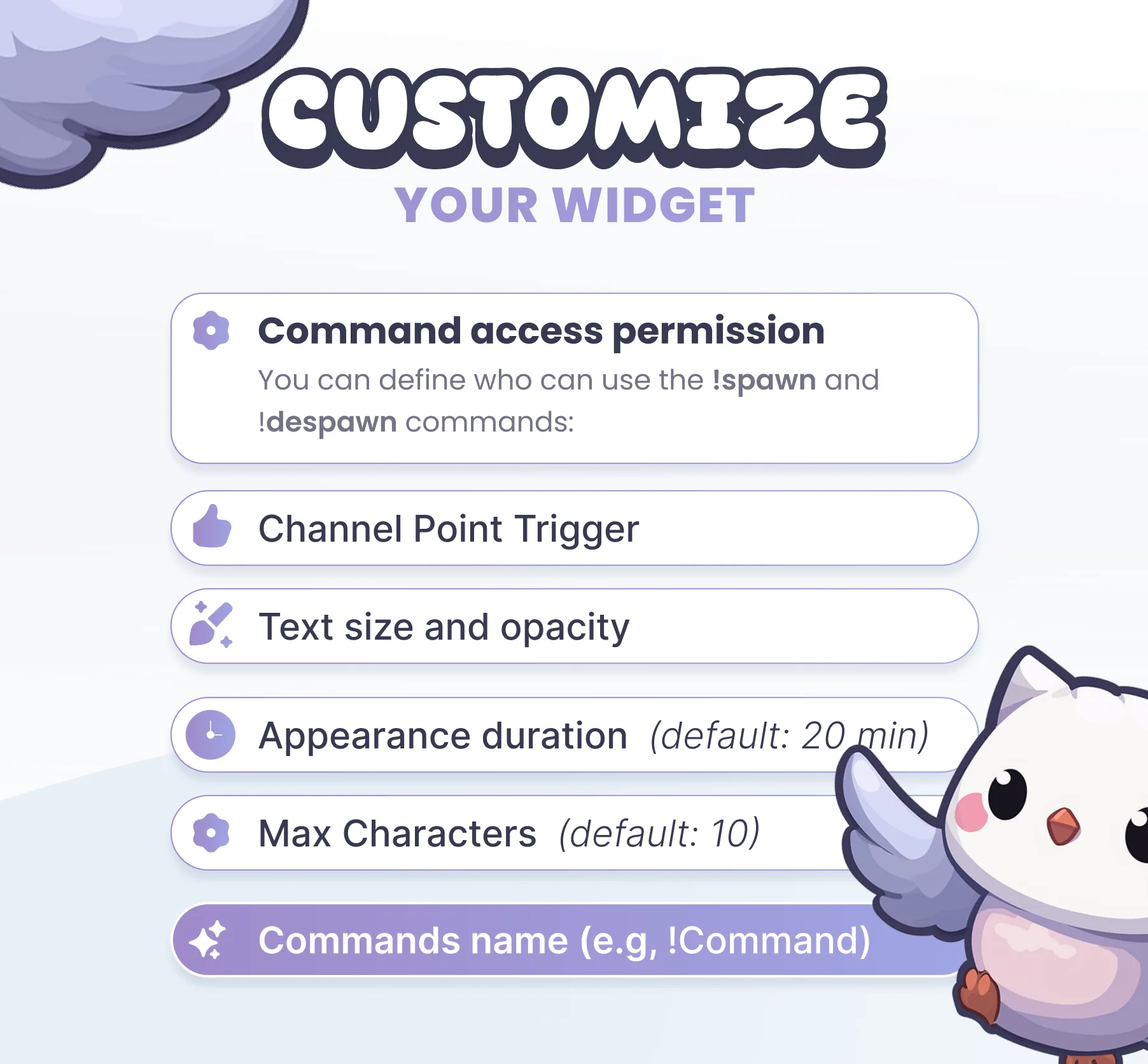 Owls Community Widget