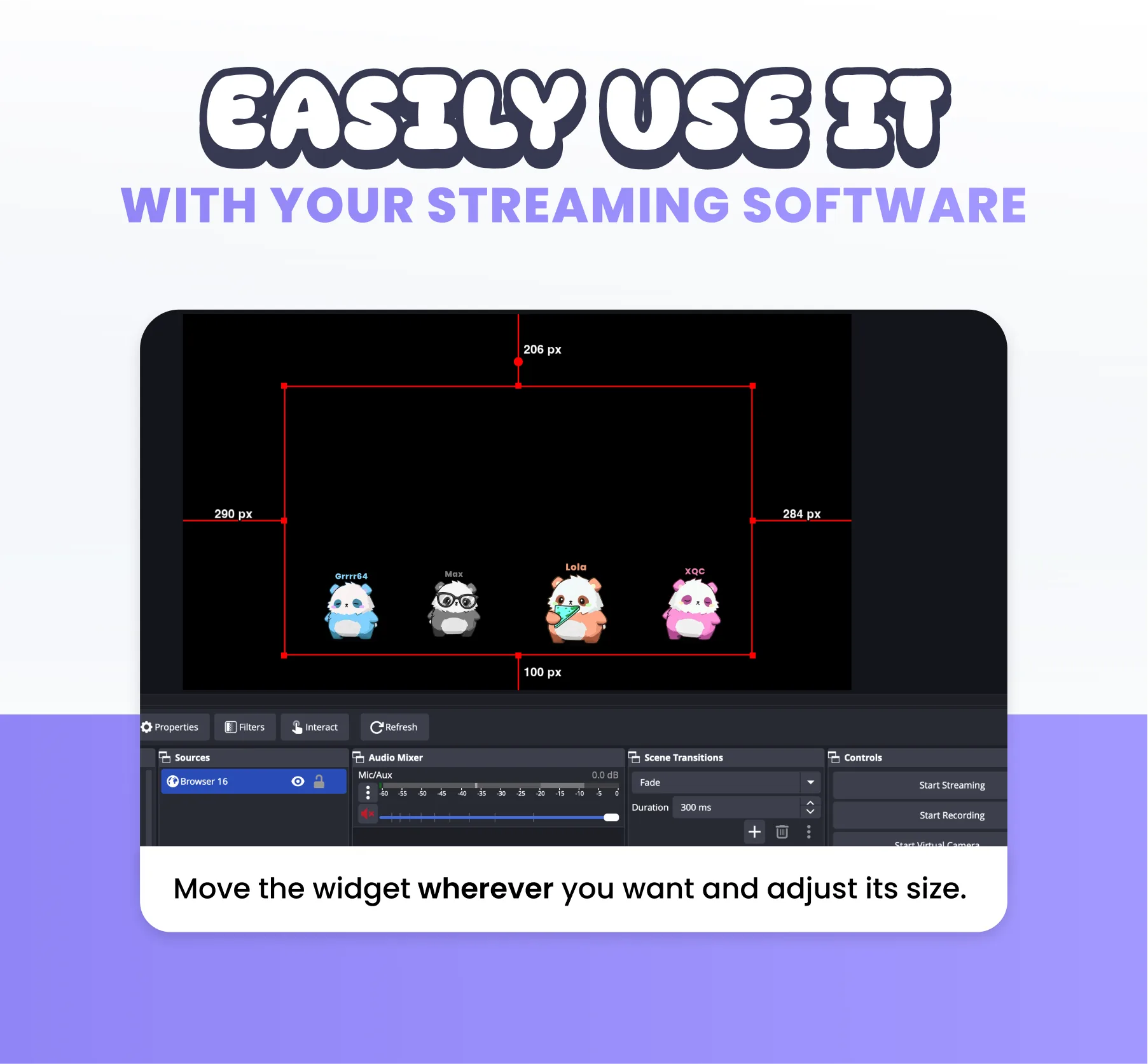 Pandas Community Widget