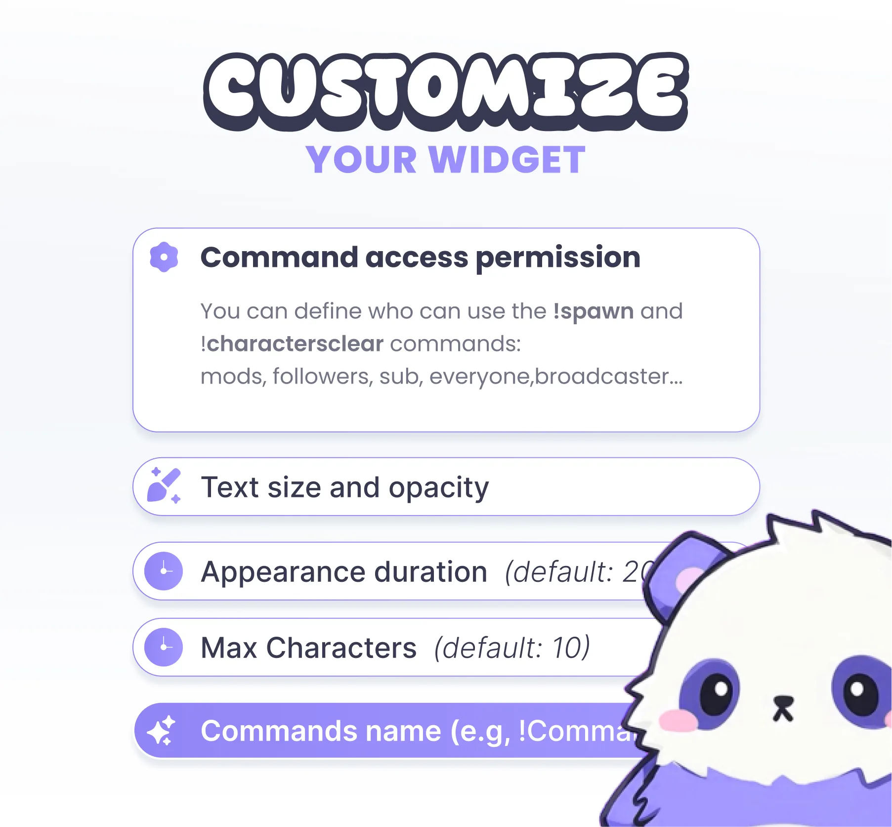 Pandas Community Widget