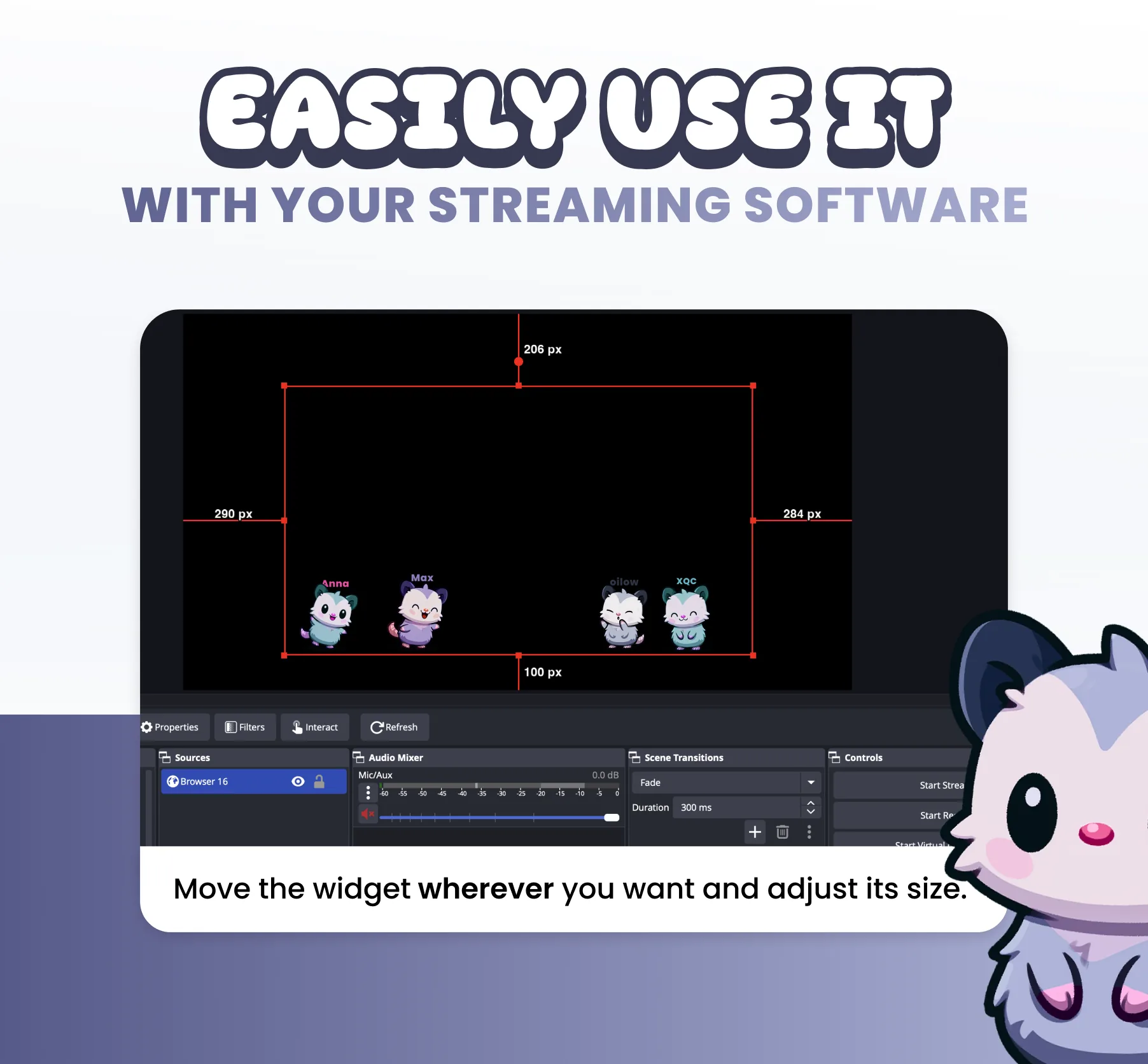Possums Community Widget