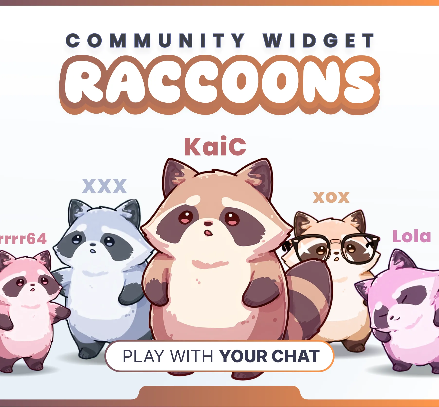 Raccoons Community Widget