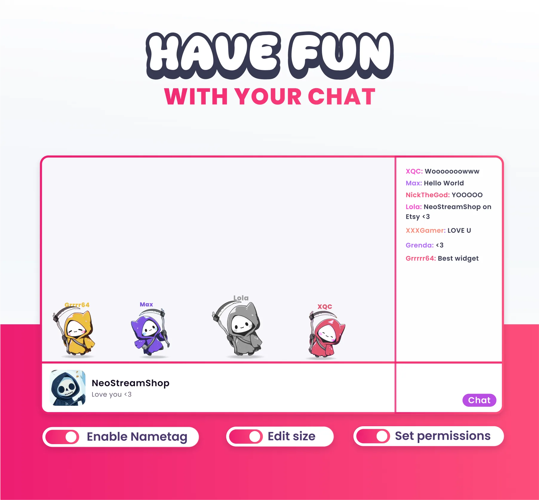 Reapers Community Widget