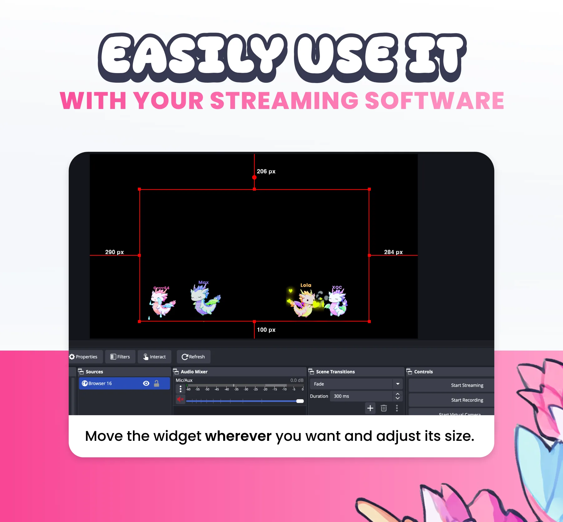 Ryu Dragons Community Widget - Shop - NeoStream Widgets
