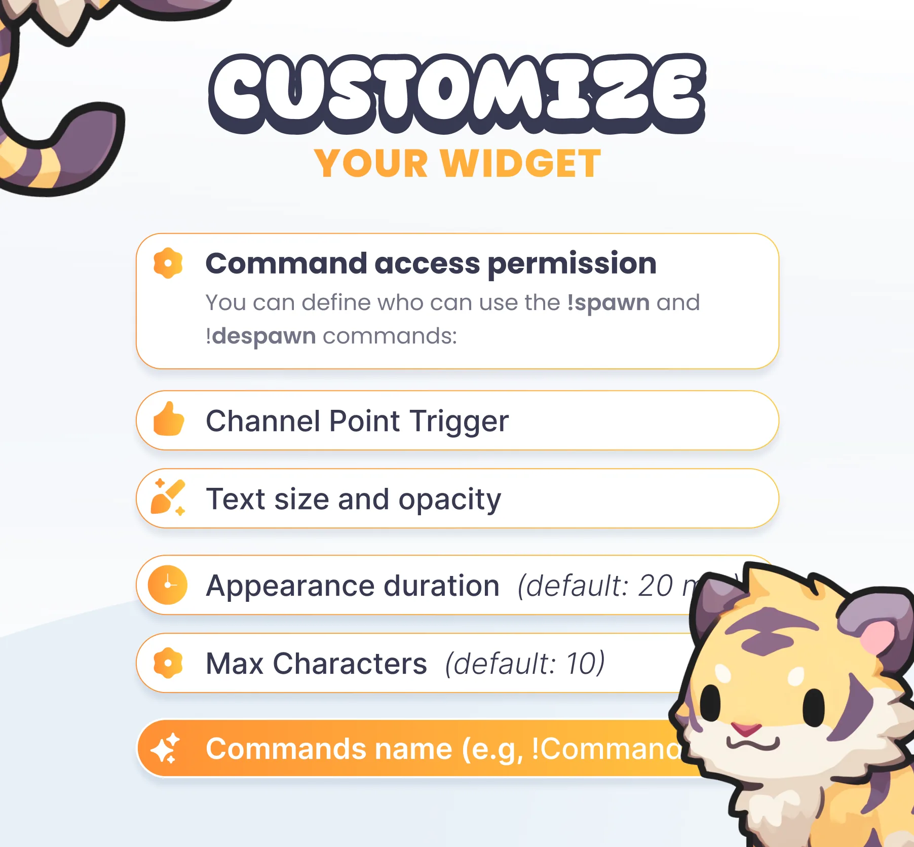 Tigers Community Widget