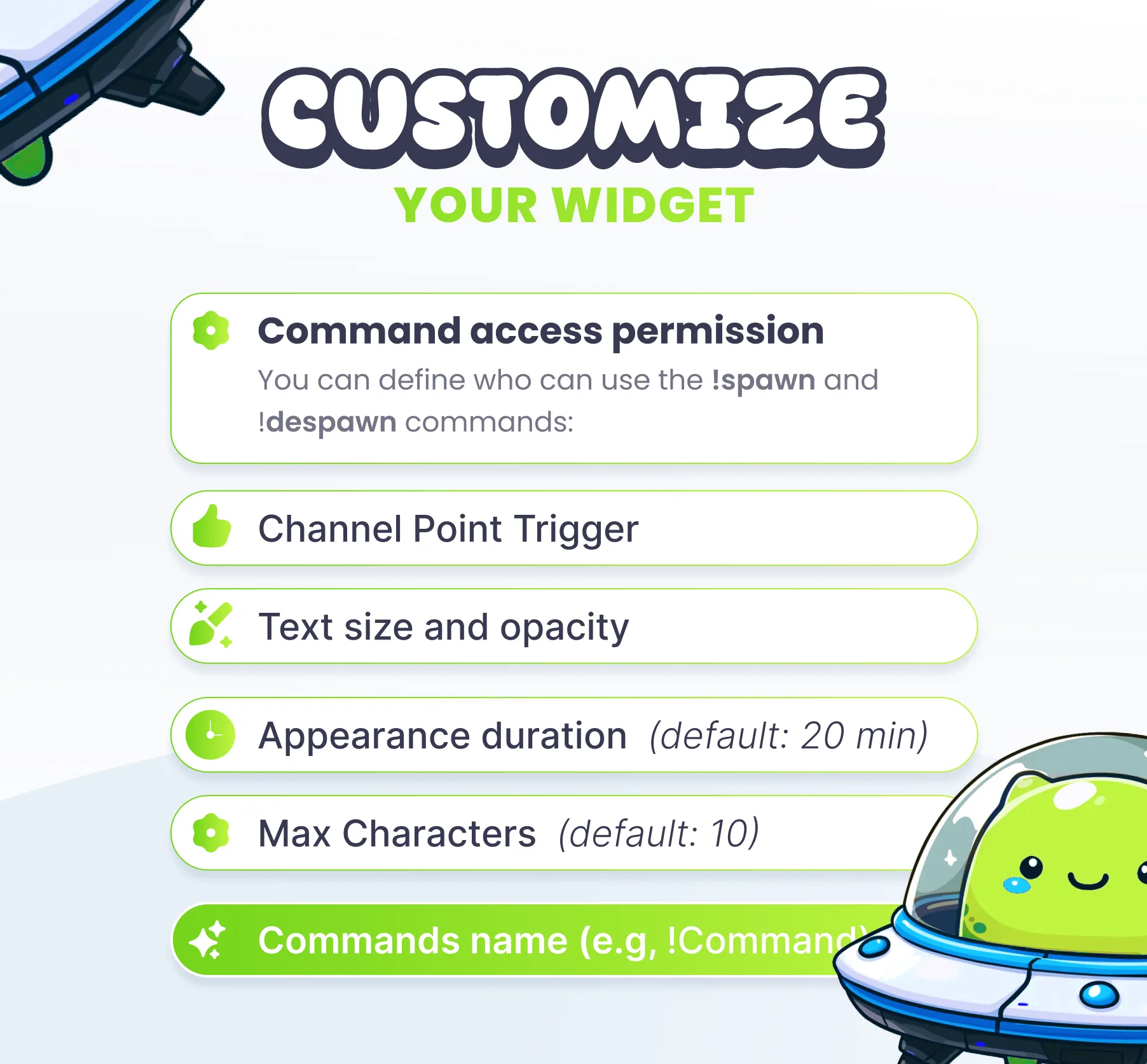 Ufos Community Widget