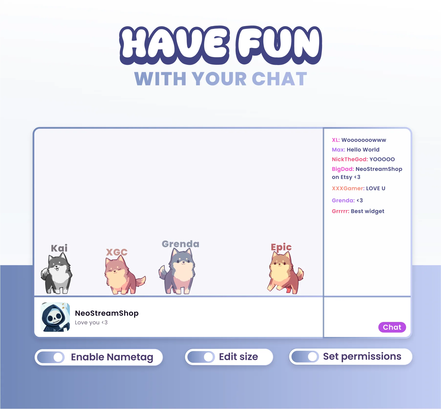 Wolfs Community Widget