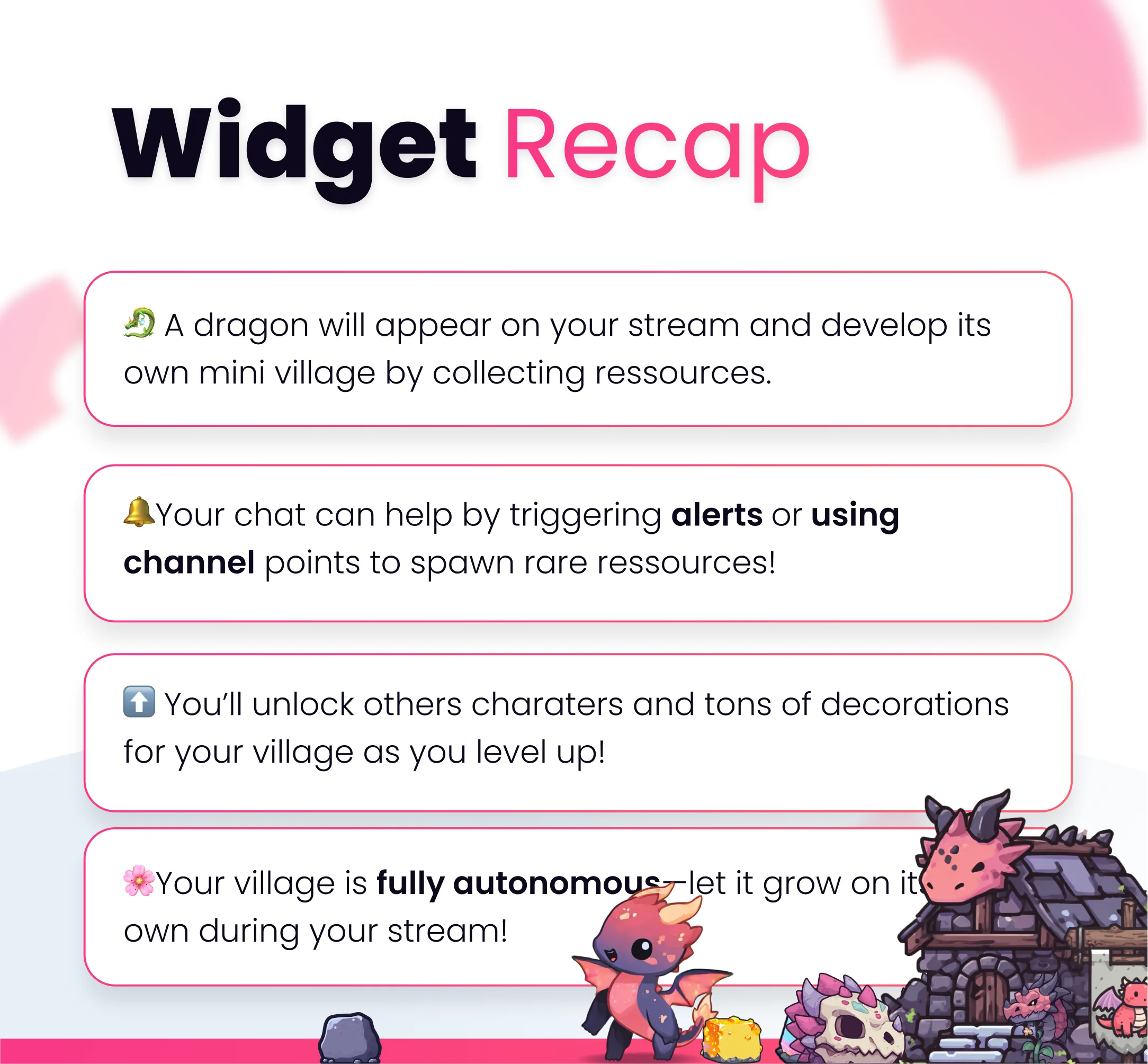 Stream Village Dragons
