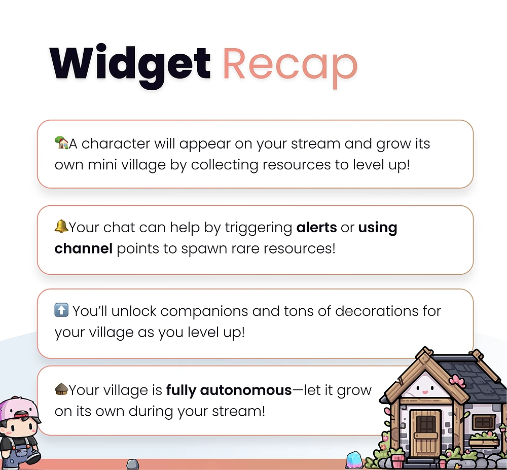 Stream Village Widget