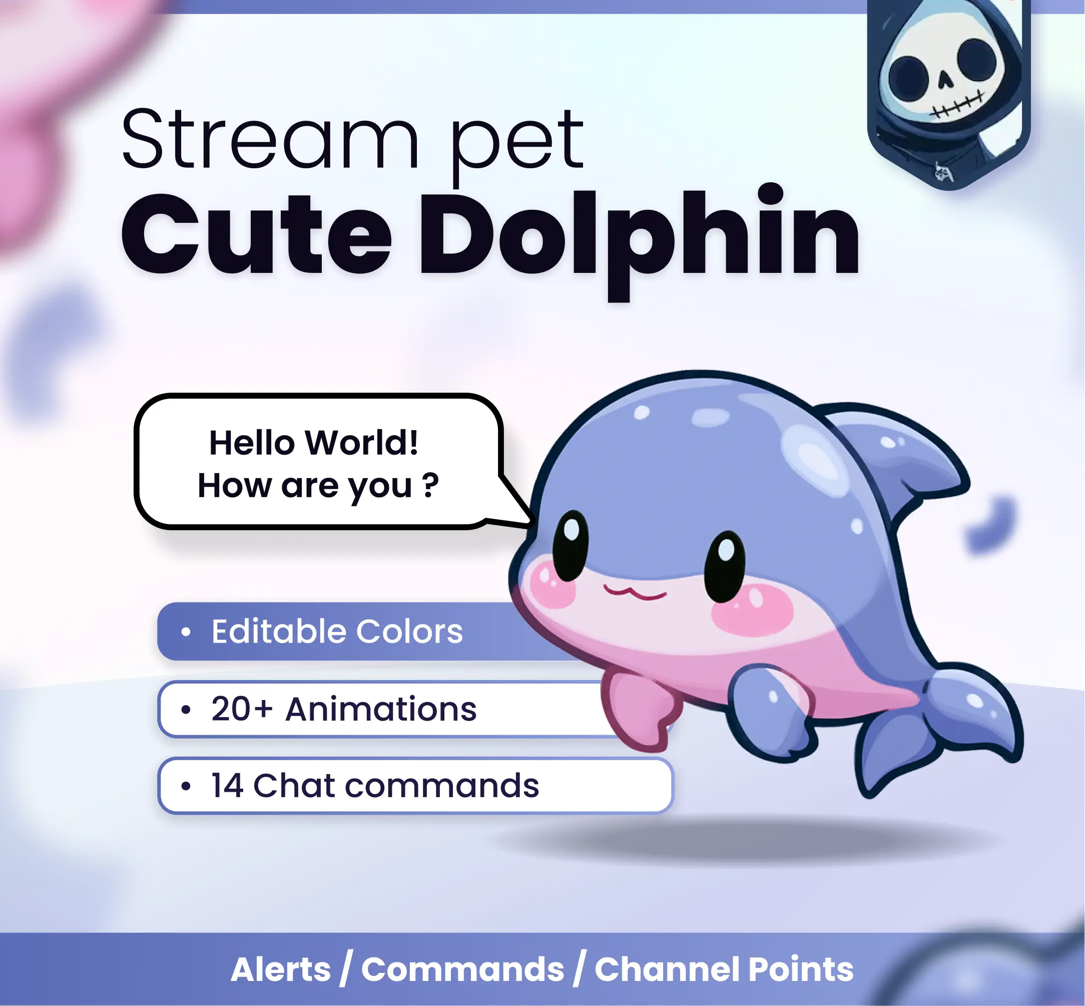 Cute dolphin
