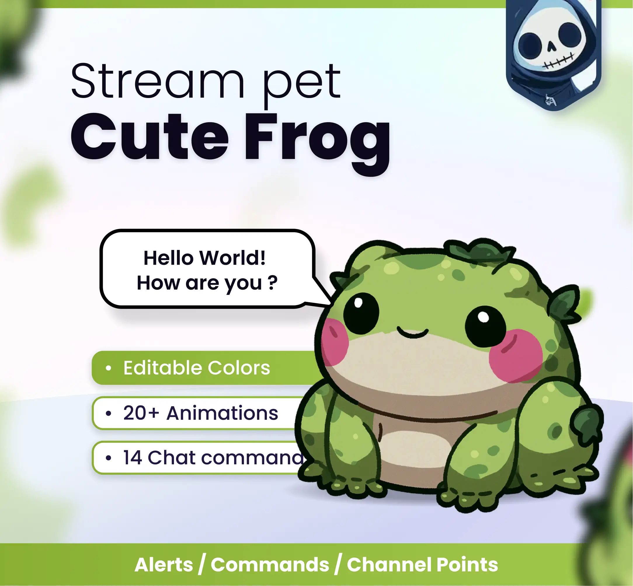 Cute frog