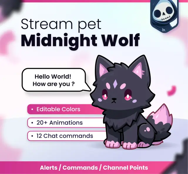 Midnight wolf