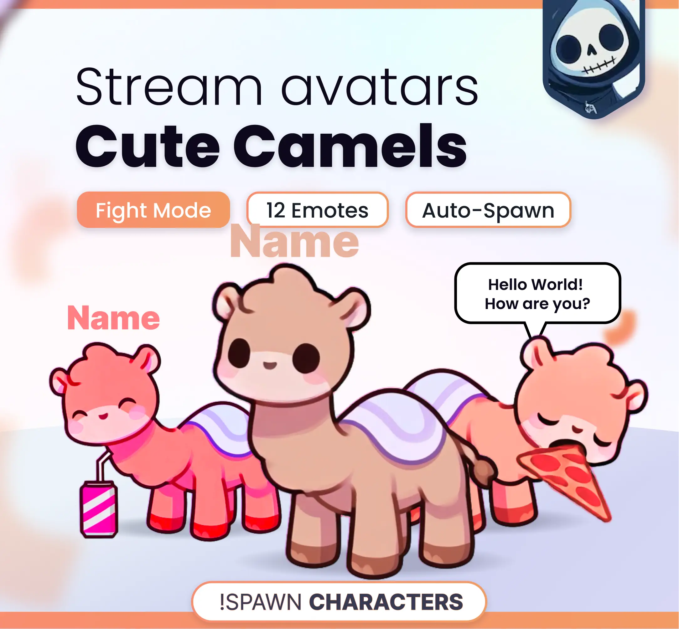 Cute camels