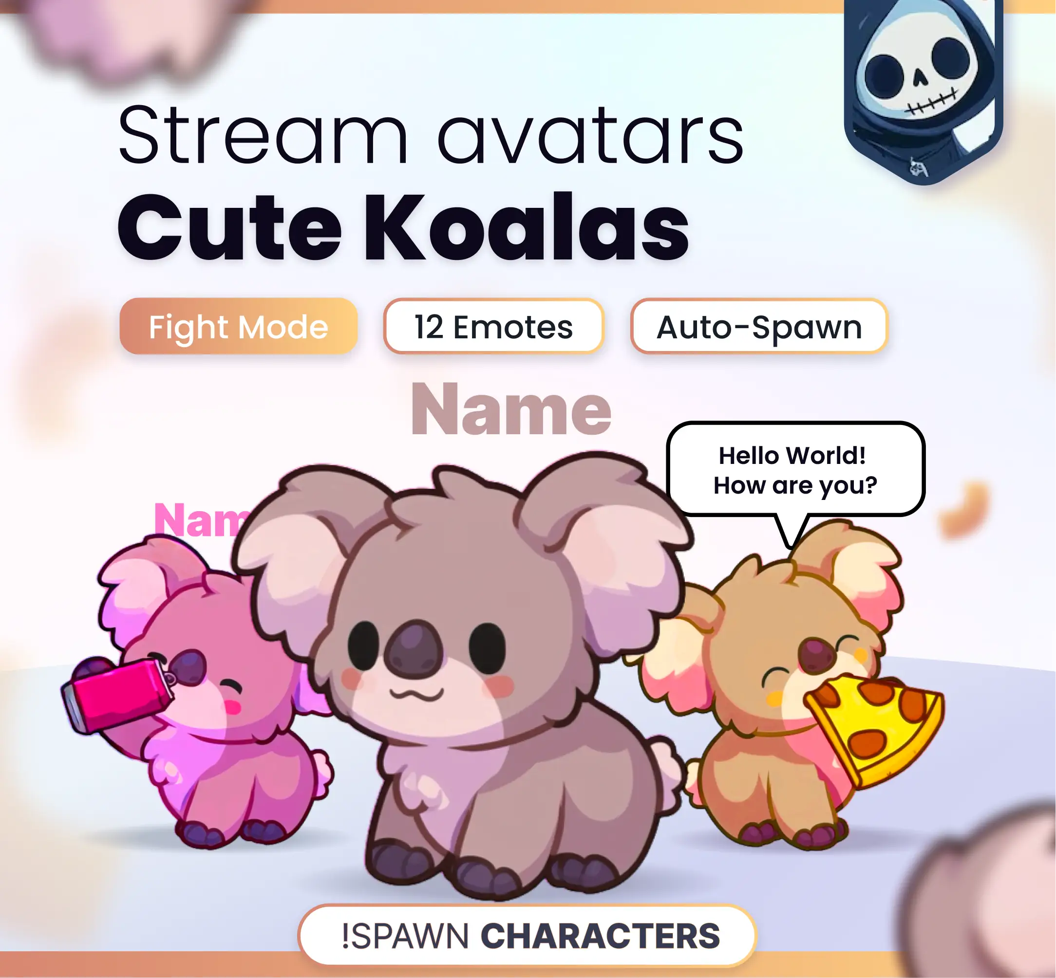 Cute koalas