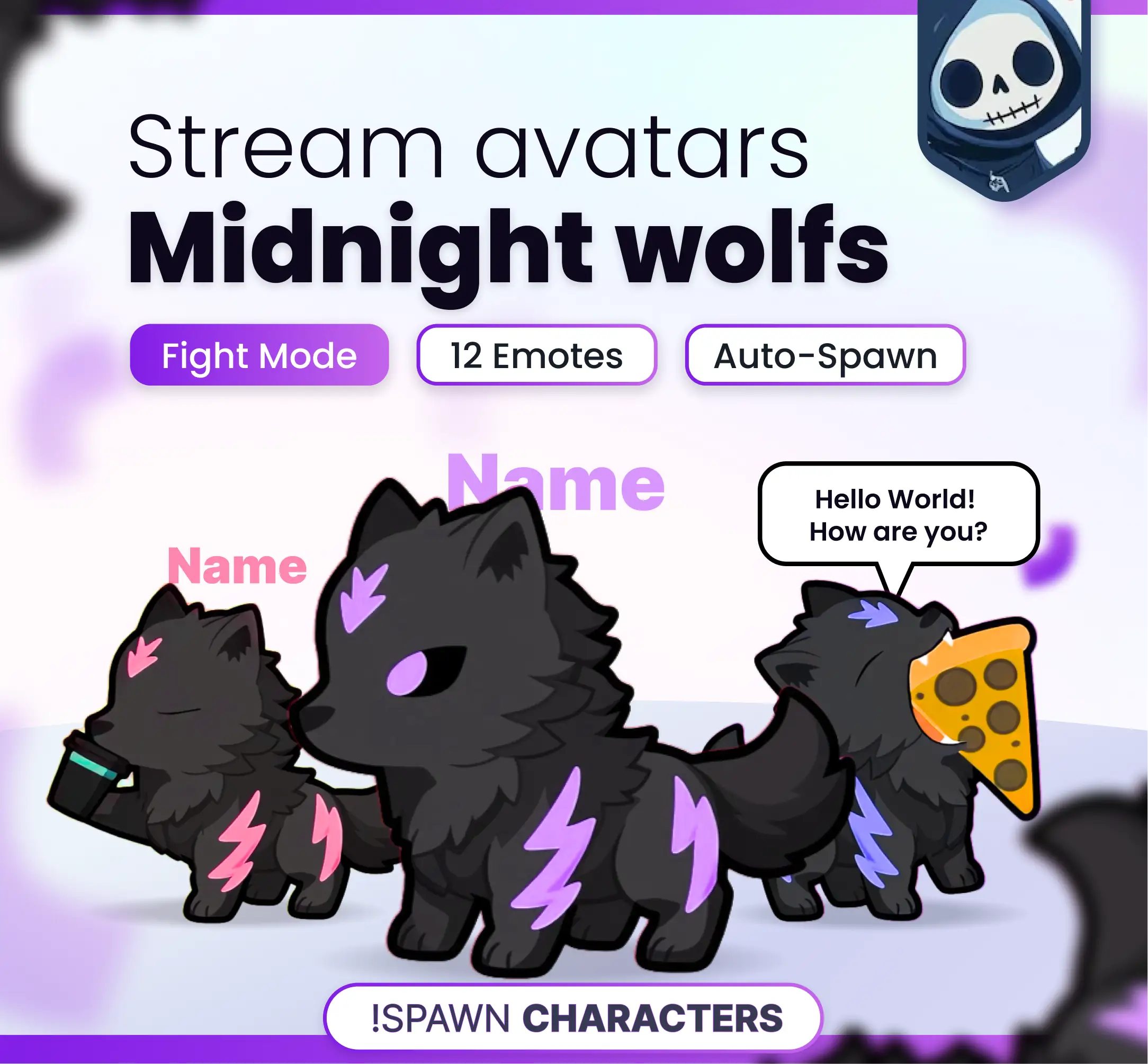 Midnight wolfs