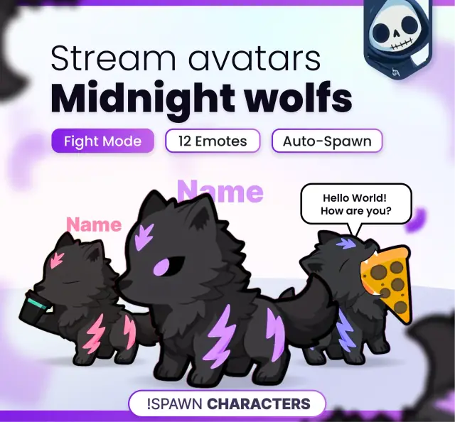Midnight wolfs