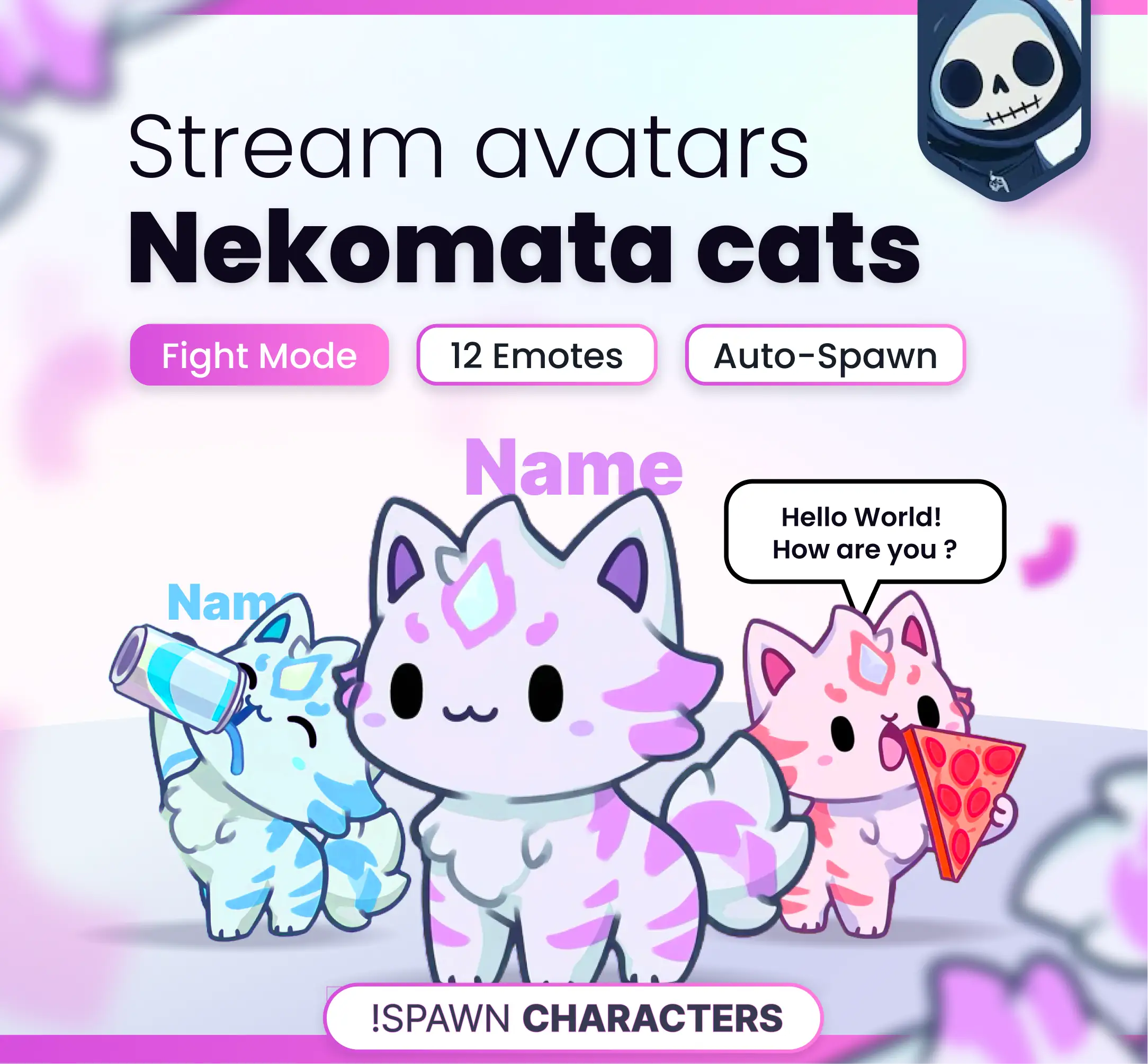 Nekomata cats