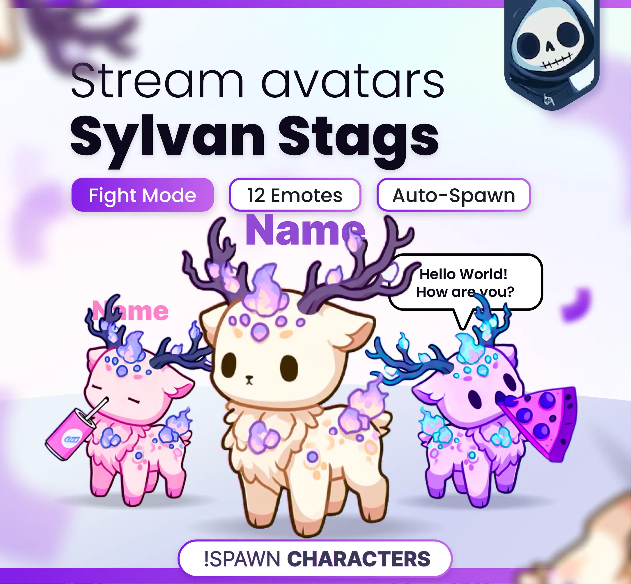 Sylvan stags